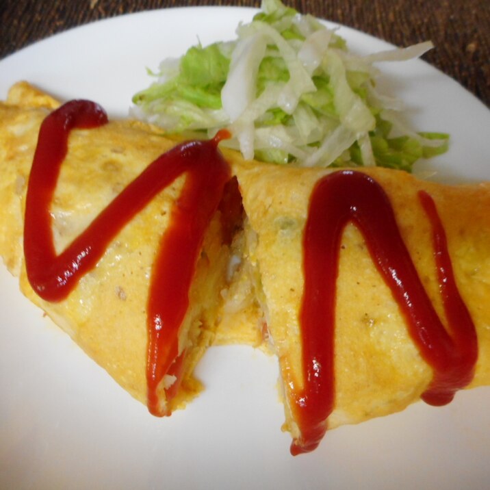 カレートマトマッシュポテトオムレツ